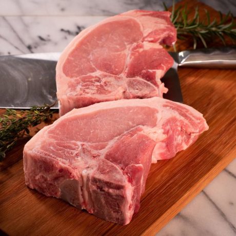 Gloucester old spot pork loin chops ( 4 per pack )